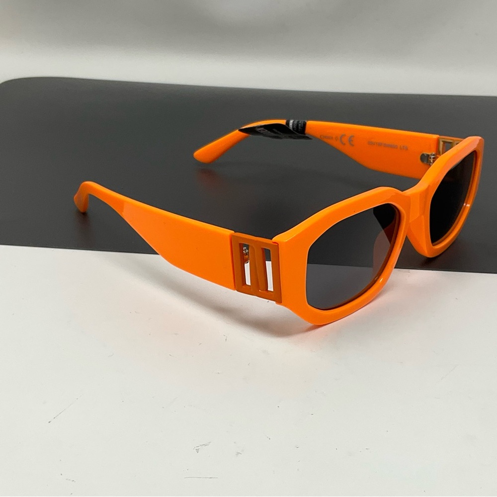 Steve Madden Orange Rectangular Sunglasses - image 5